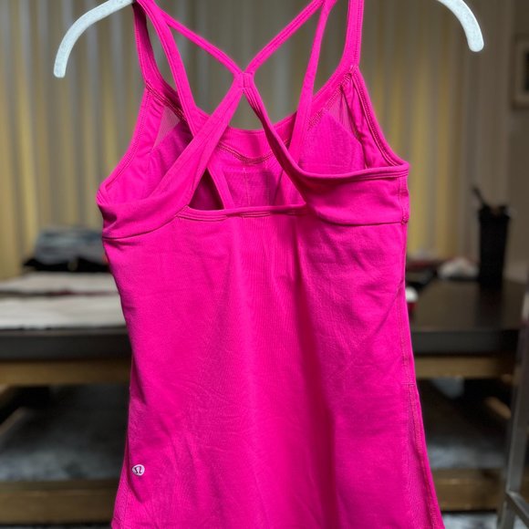 Lululemon - Hot Pink Sports TankTop size: 6 - Picture 1 of 2